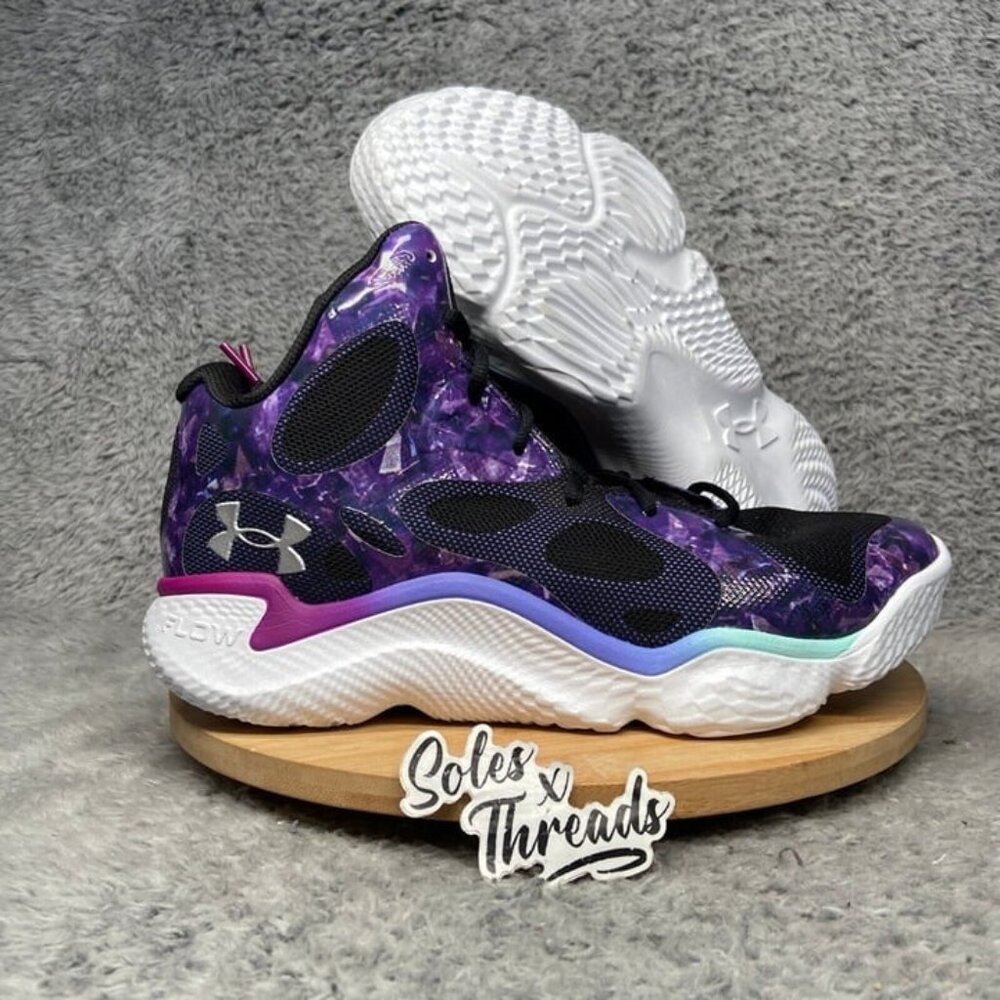 Under Armour Curry x TUFF Crowd Spawn FloTro 'Amethyst' Sizes Men Purple
